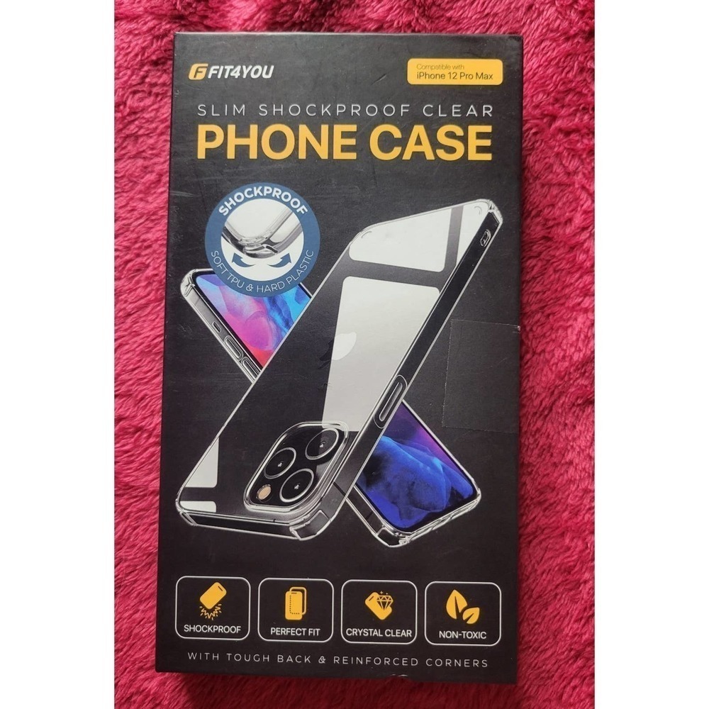 iphone 12 pro max Shockproof case Clear